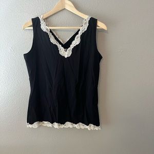 Richard Malcom Lace Under Suit Tank Size M